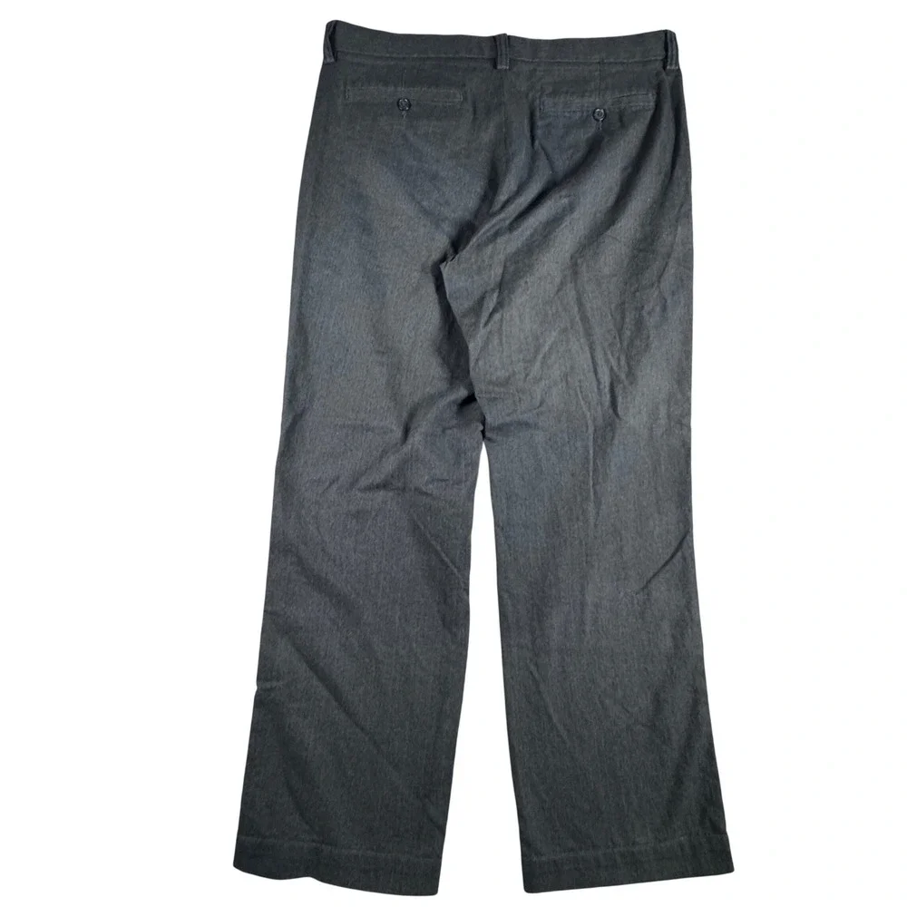 Banana Republic Dawson Pants Mens 35x30 Gray Herringbone Cotton Good Straight